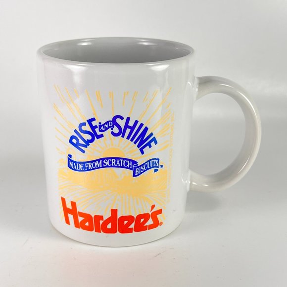Hardee's Dining Hardees Rise And Shine Homemade Biscuits Ceramic
